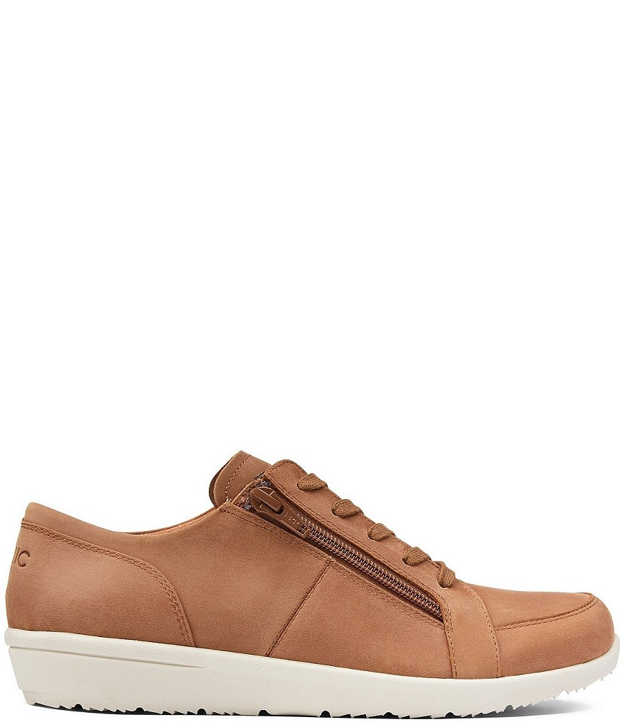 Vionic Abigail Suede Textile Lace-Up Sneakers