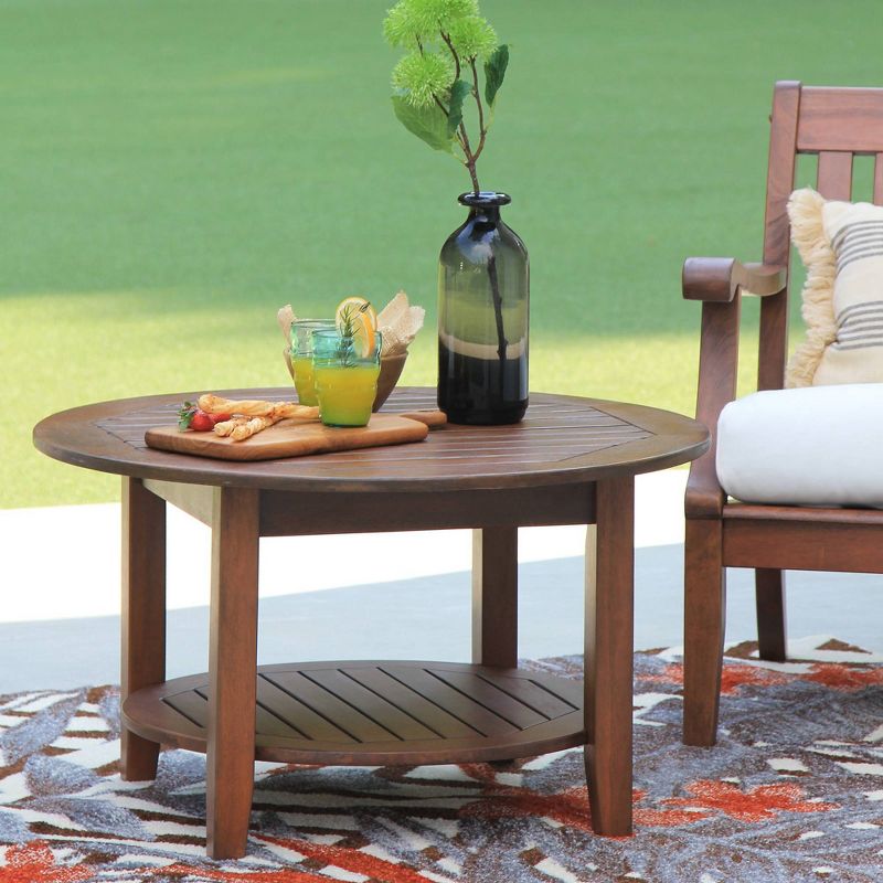 Sopra Wood Patio Coffee Table - Cambridge Casual
