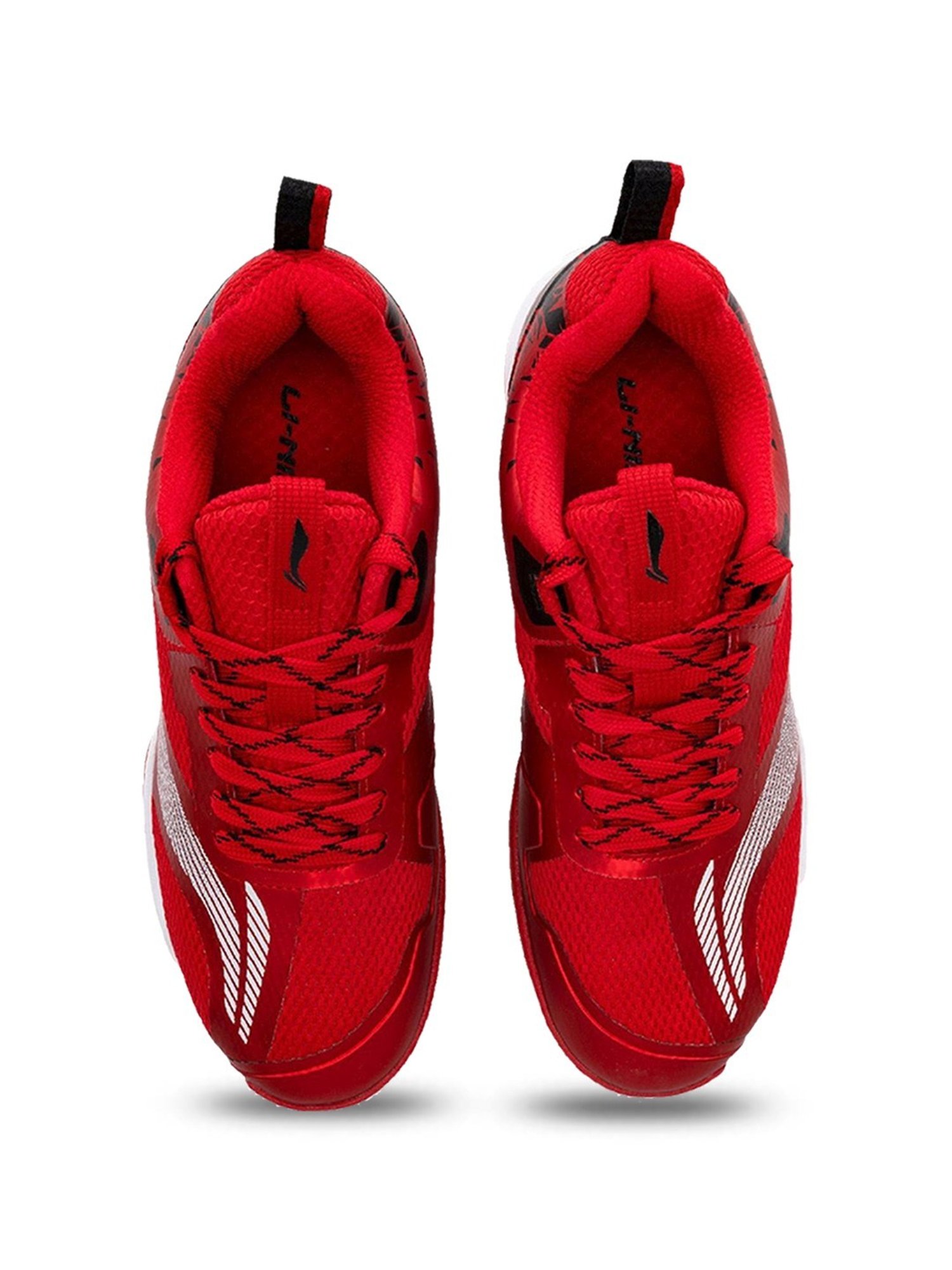 Li-Ning Men's HYPERSONIC Red Indoor Court Shoes