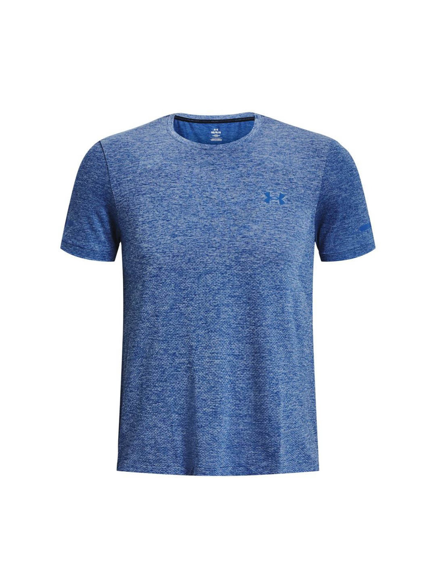 Under Armour Blue Slim Fit Texture Sports T-Shirt