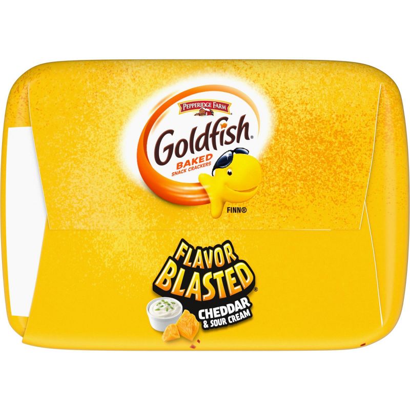 Goldfish Crackers Flavor Blasted Cheddar and Sour Cream - 6.6oz