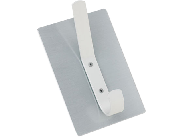 Magna Visual CHH-10 Magnetic Coat & Hat Double Hook, Holds 10-lbs, 4 x 2-1/2 x 7, Nickel-Plate