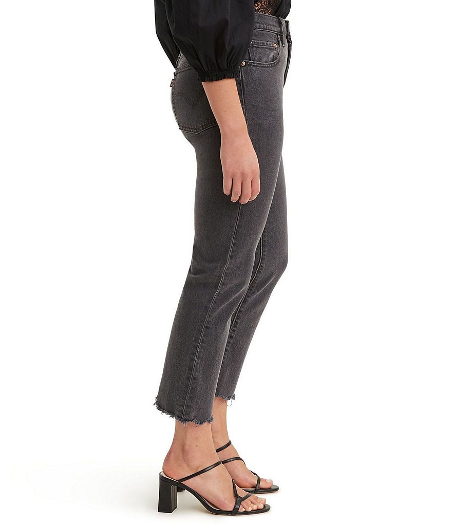 Celebrity Pink Shadow Knee Mid Rise Straight Jeans