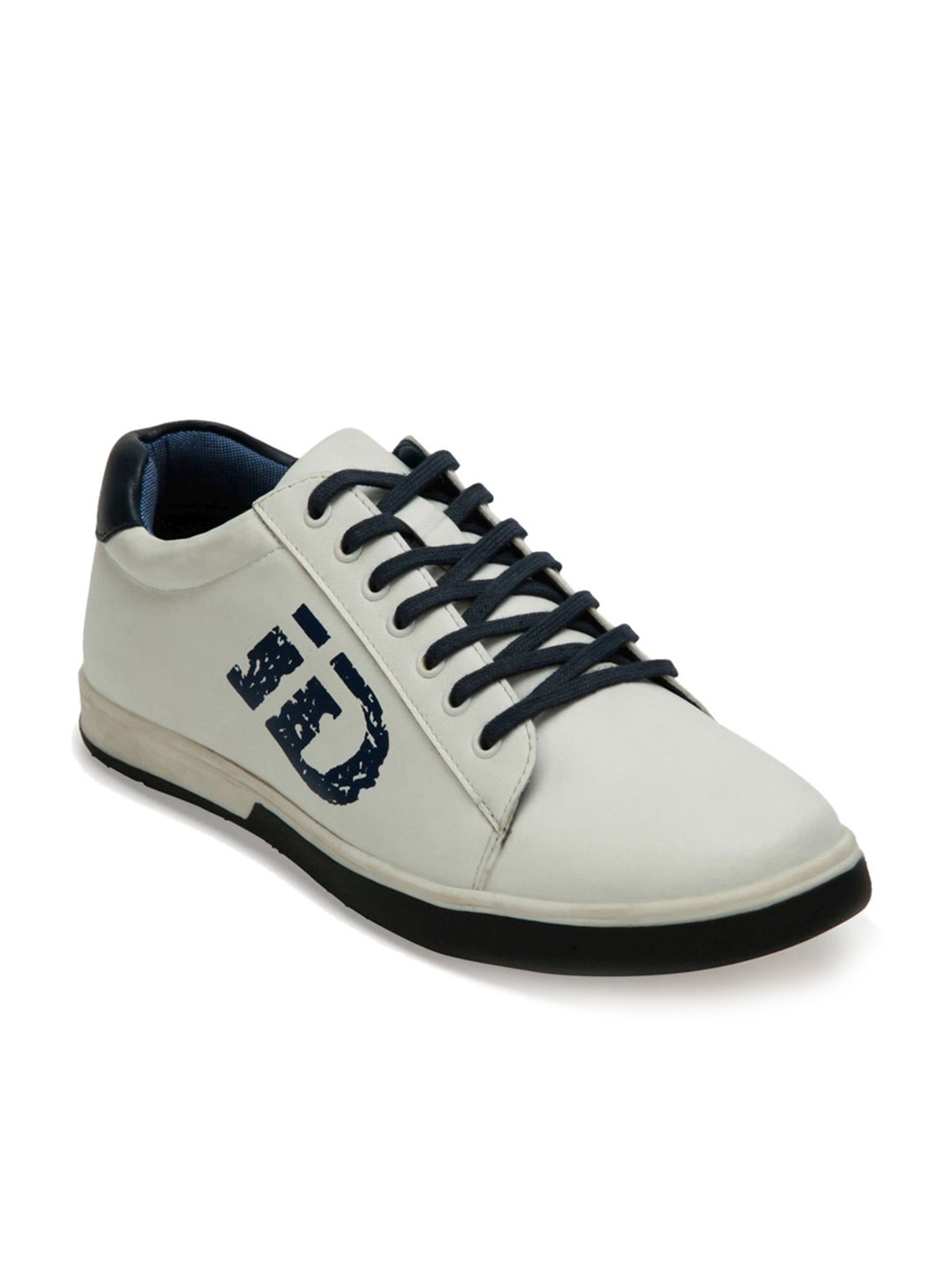 ID Men's White Casual Sneakers