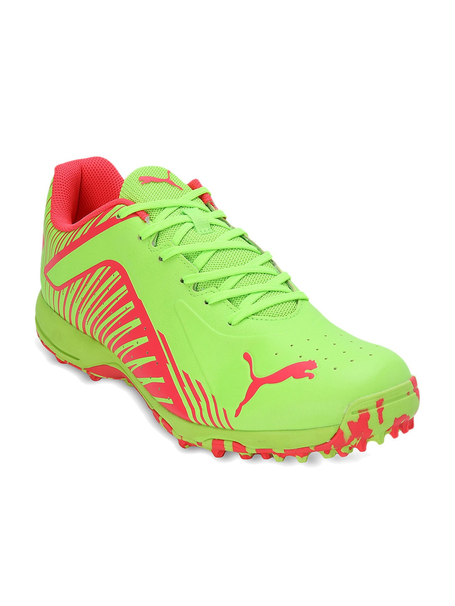 Puma Men's 22 FH Pro Green Cricket Shoes