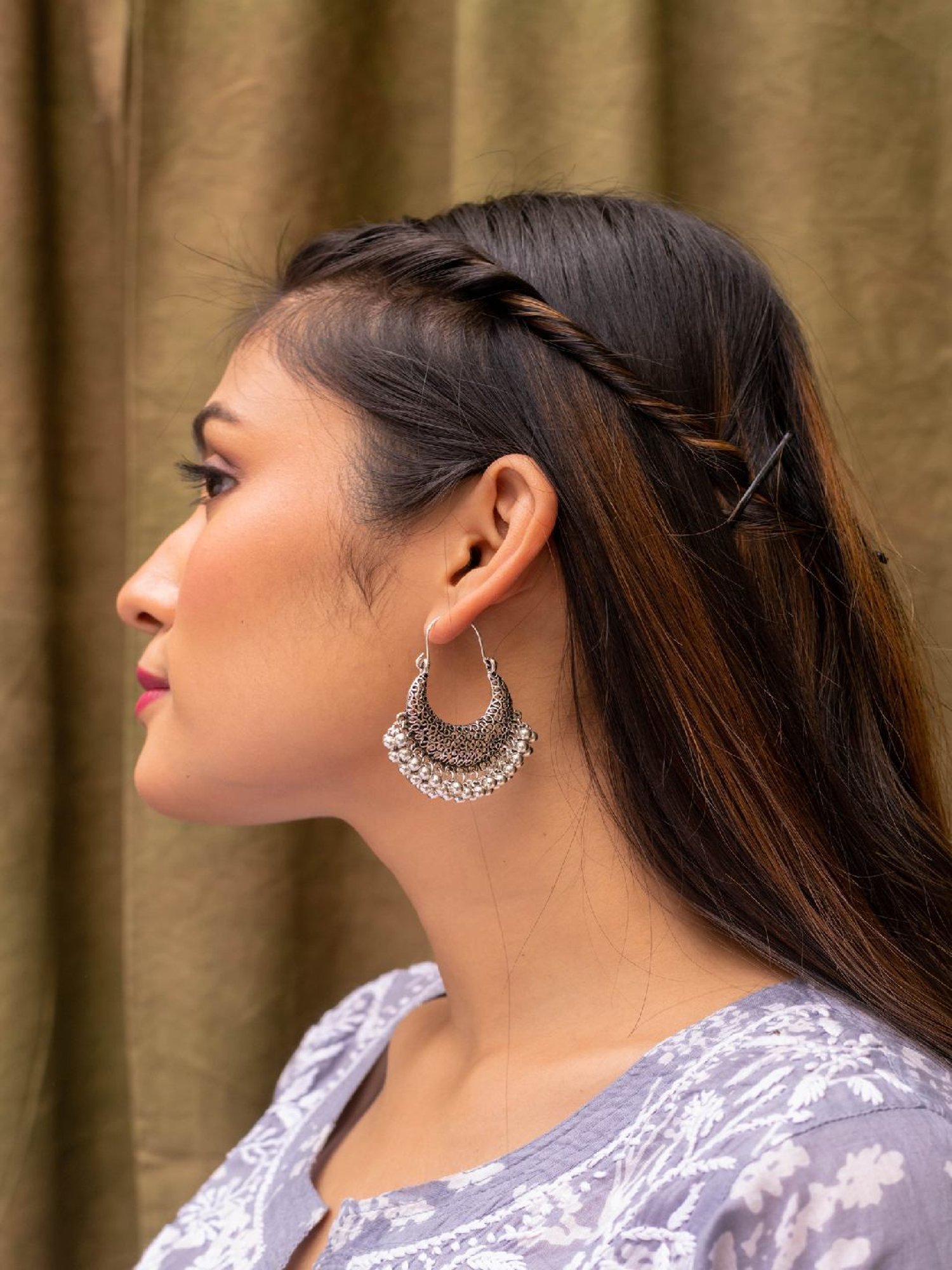 Jewelz Trendy Bali Earrings for Girls & Women