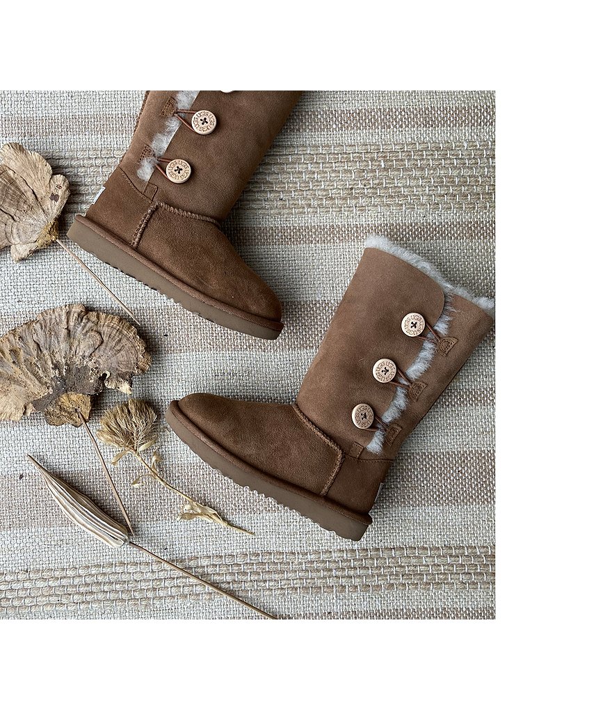 UGG&reg; Girls' Bailey Button Triplet II Boots (Youth)