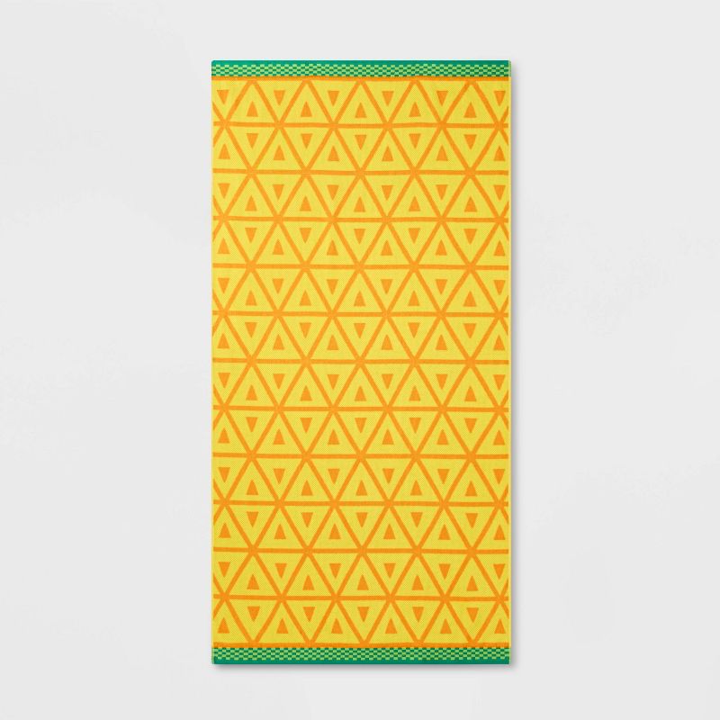 Iveta Abolina Peace Hands Tan Beach Towel - Deny Designs