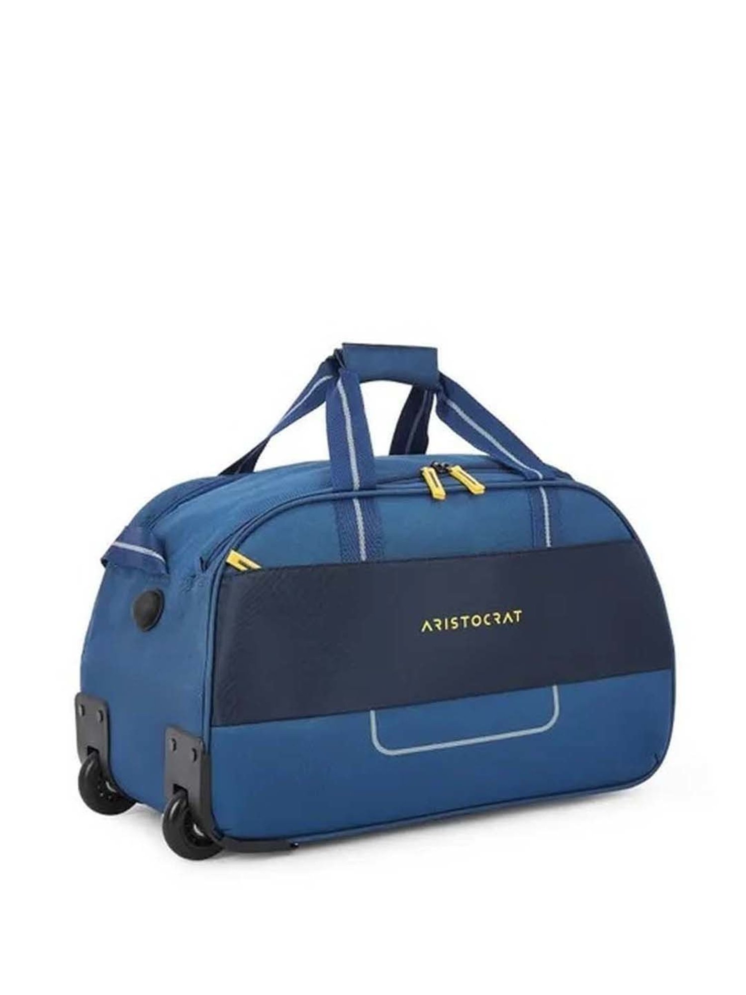 Aristocrat Delta Blue Medium Duffle Trolley Bag