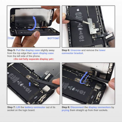 New 1960mAh Li-ion Battery Replacement With Flex Cable For Apple iPhone 7 4.7"