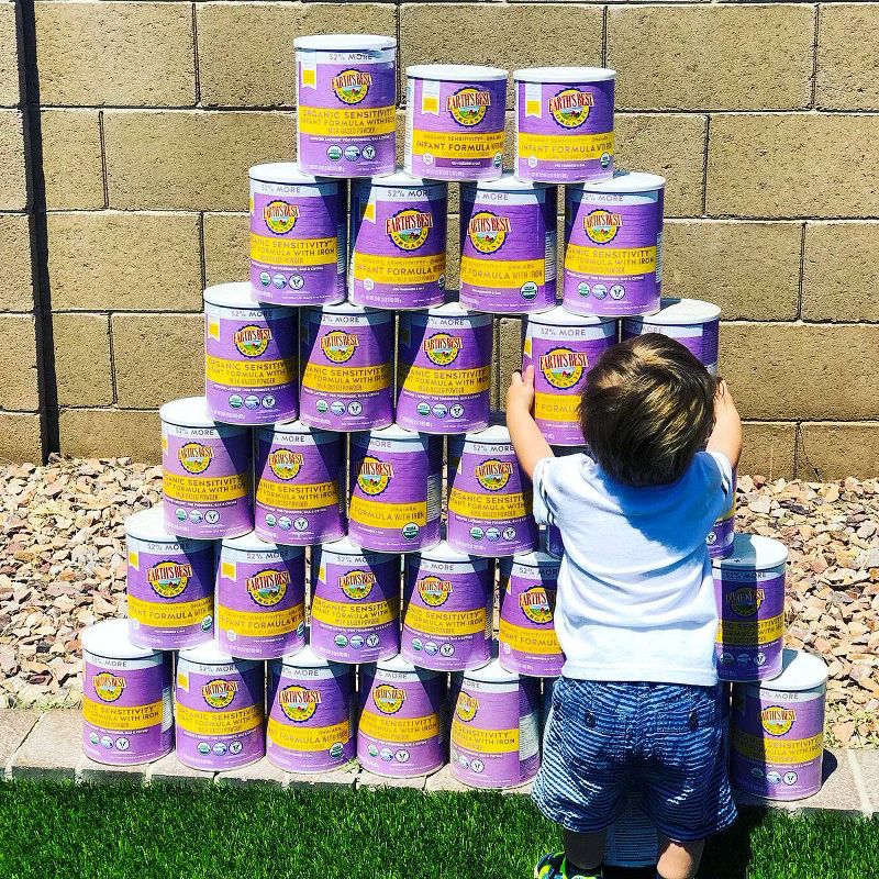 Earth's Best Organic Sensitivity Infant Formula with Iron Powder - 32oz