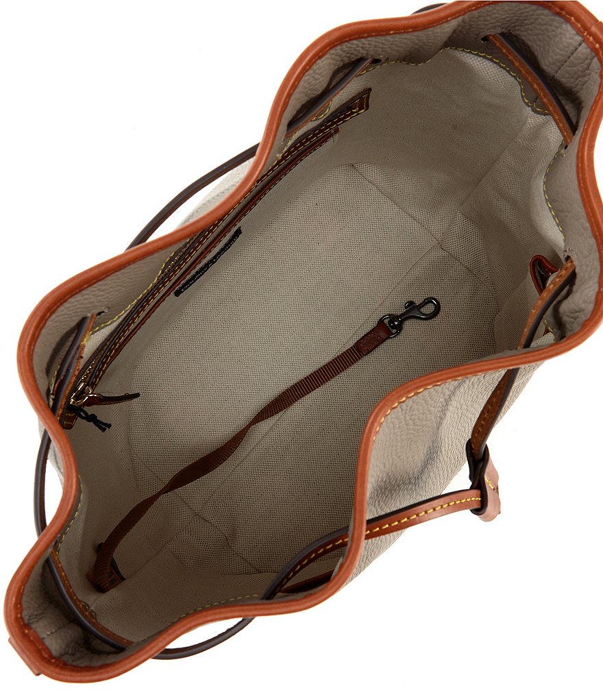 Dooney & Bourke Saffiano Collection Drawstring Bucket Bag