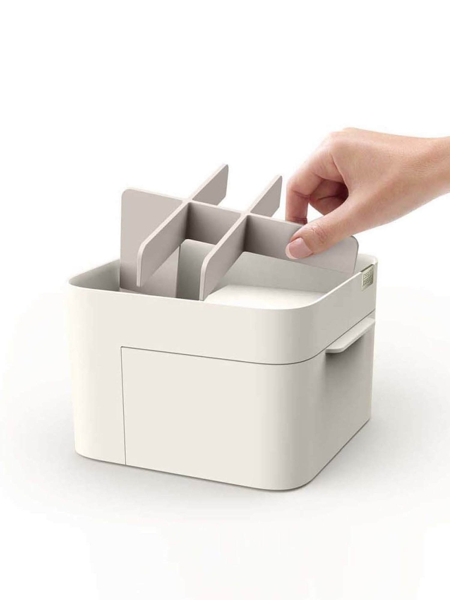 Pure Home and Living Beige MDF Solid Storage Boxes