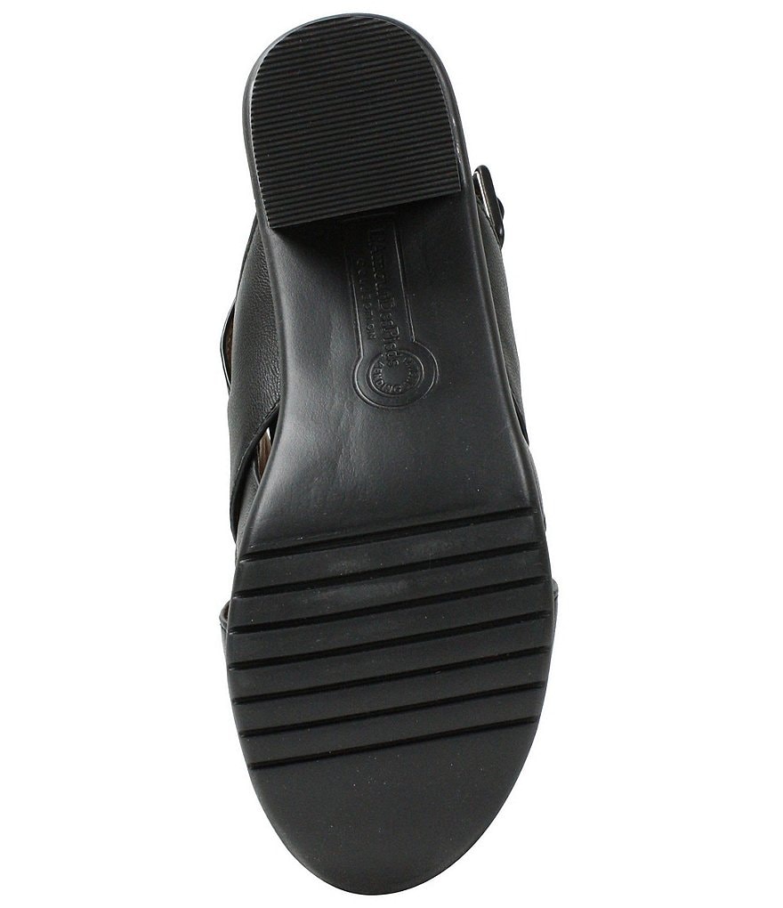L'Amour Des Pieds Wangala Leather Block Heel Sandals