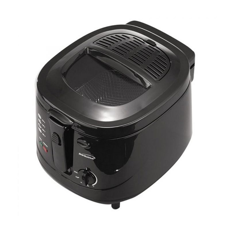 Brentwood 2.5 Lt. Deep Fryer 1500 Watts in Black