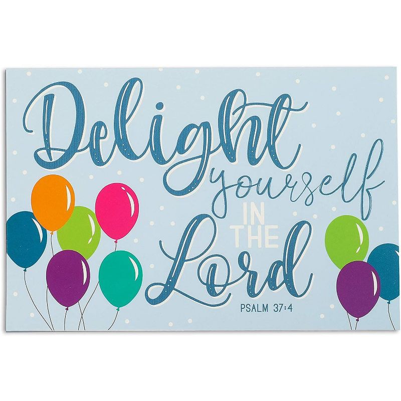 Faithful Finds 48-Pack Christian Birthday Cards, Assorted Religious Blessing Designs, Envelopes Included, 4x6