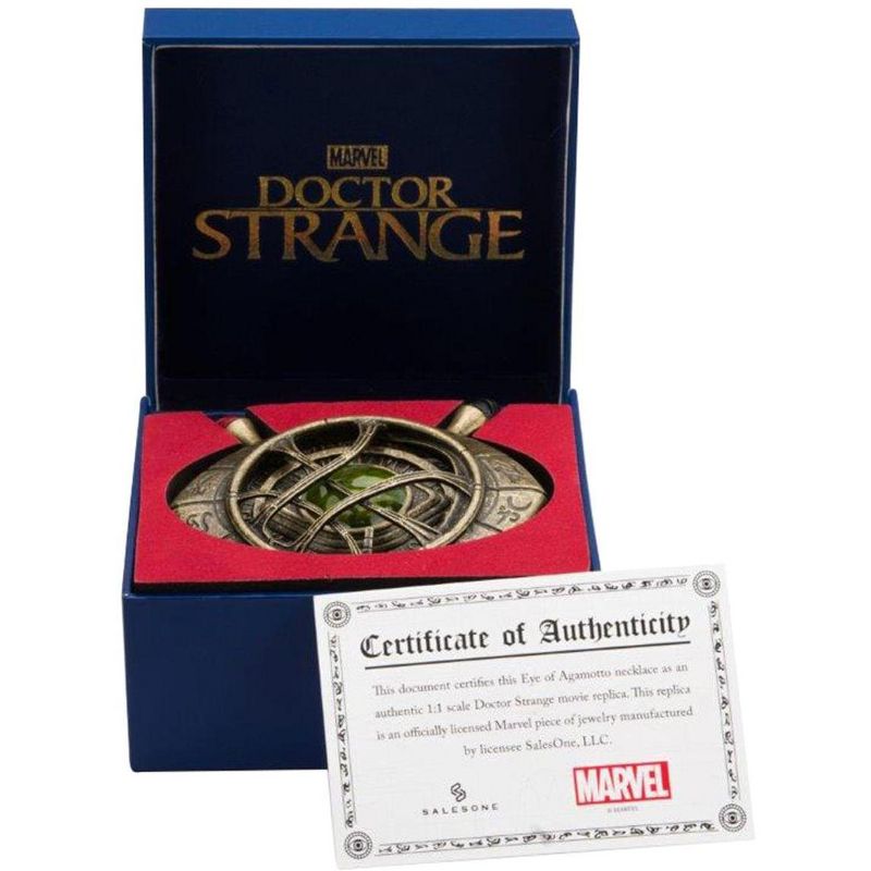 SalesOne LLC Marvel Doctor Strange Eye of Agamotto 1:1 Scale Licensed Prop Replica Necklace