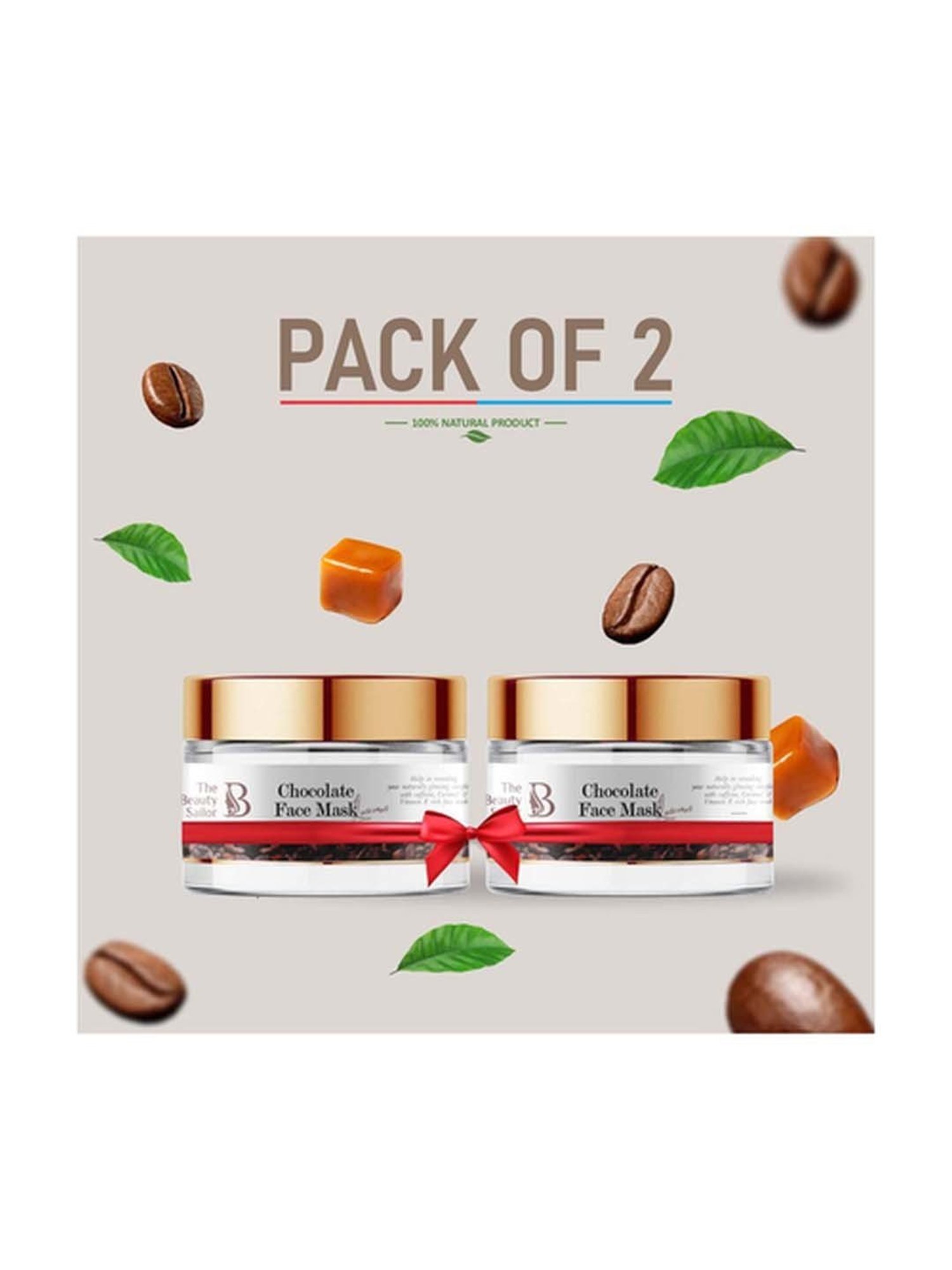 The Beauty Sailor Chocolate Face Mask Pack of 2 - 200 gm