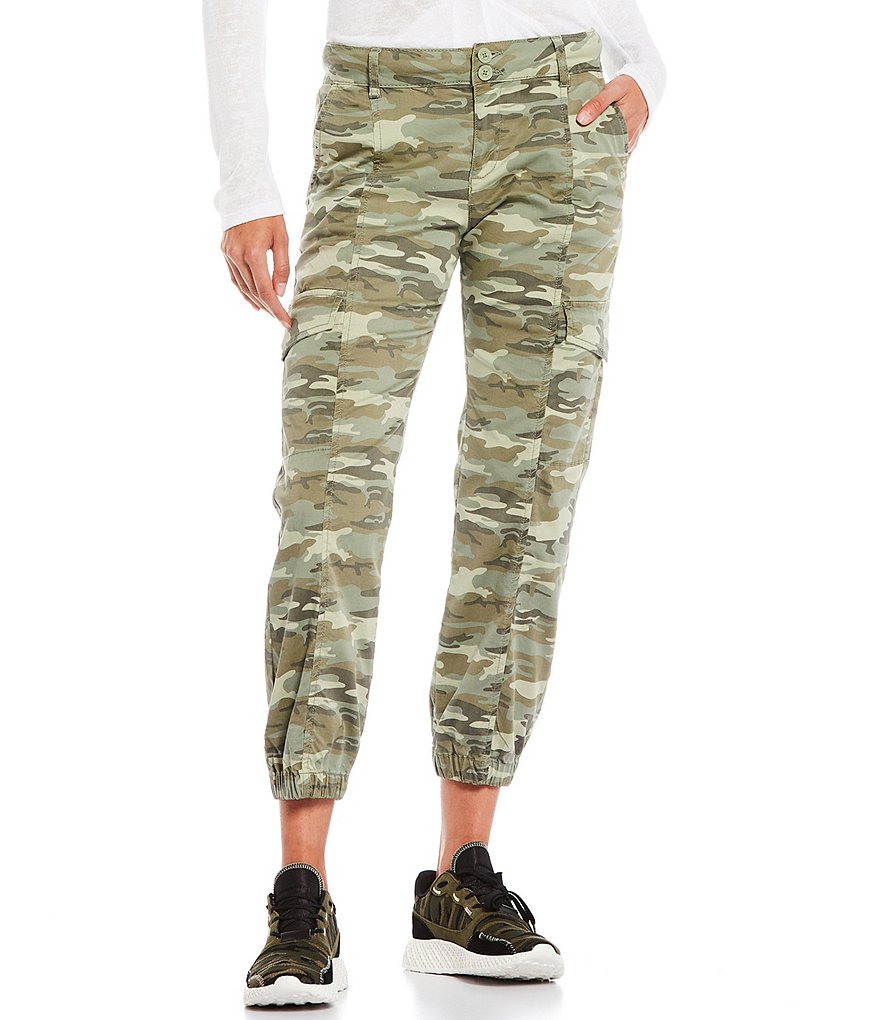 Sanctuary Rebel Camo Cargo Pocket High Rise Ankle Pants