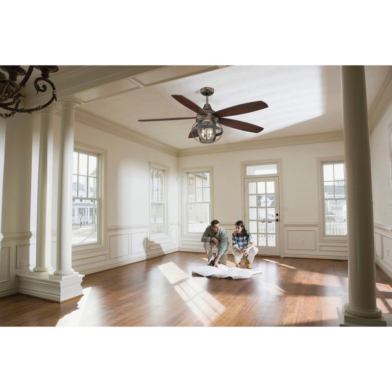 52" Reclaimed Wood Indoor/Outdoor Ceiling Light - Aurora Lighting