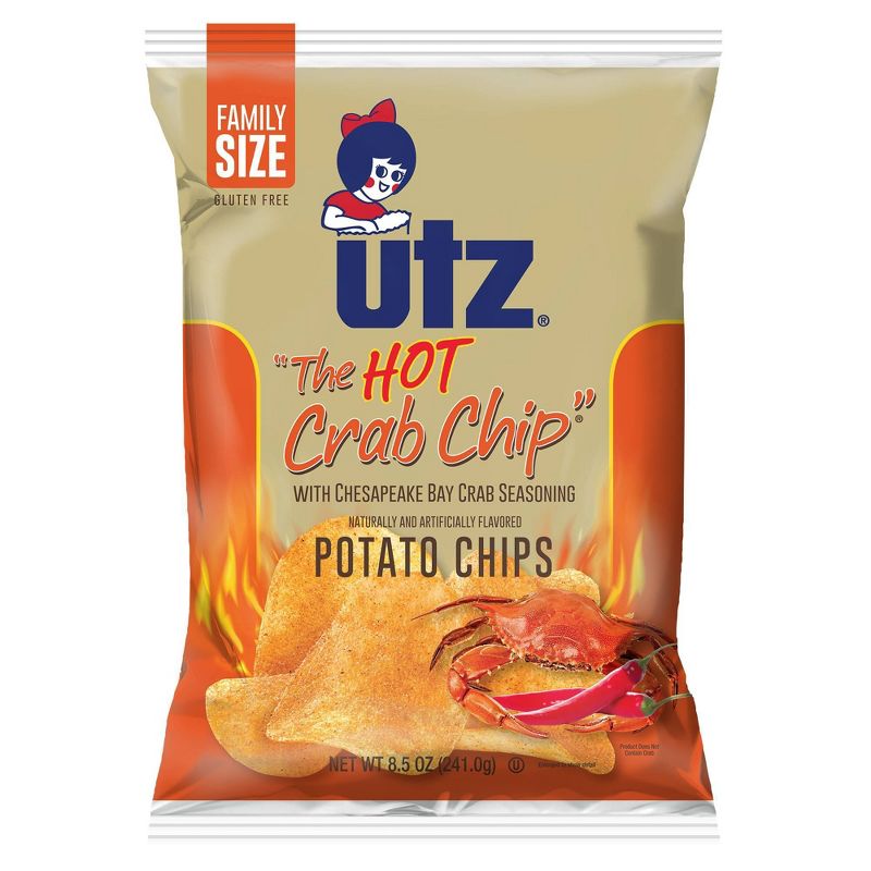 Utz Hot Crab Chips - 8.5oz