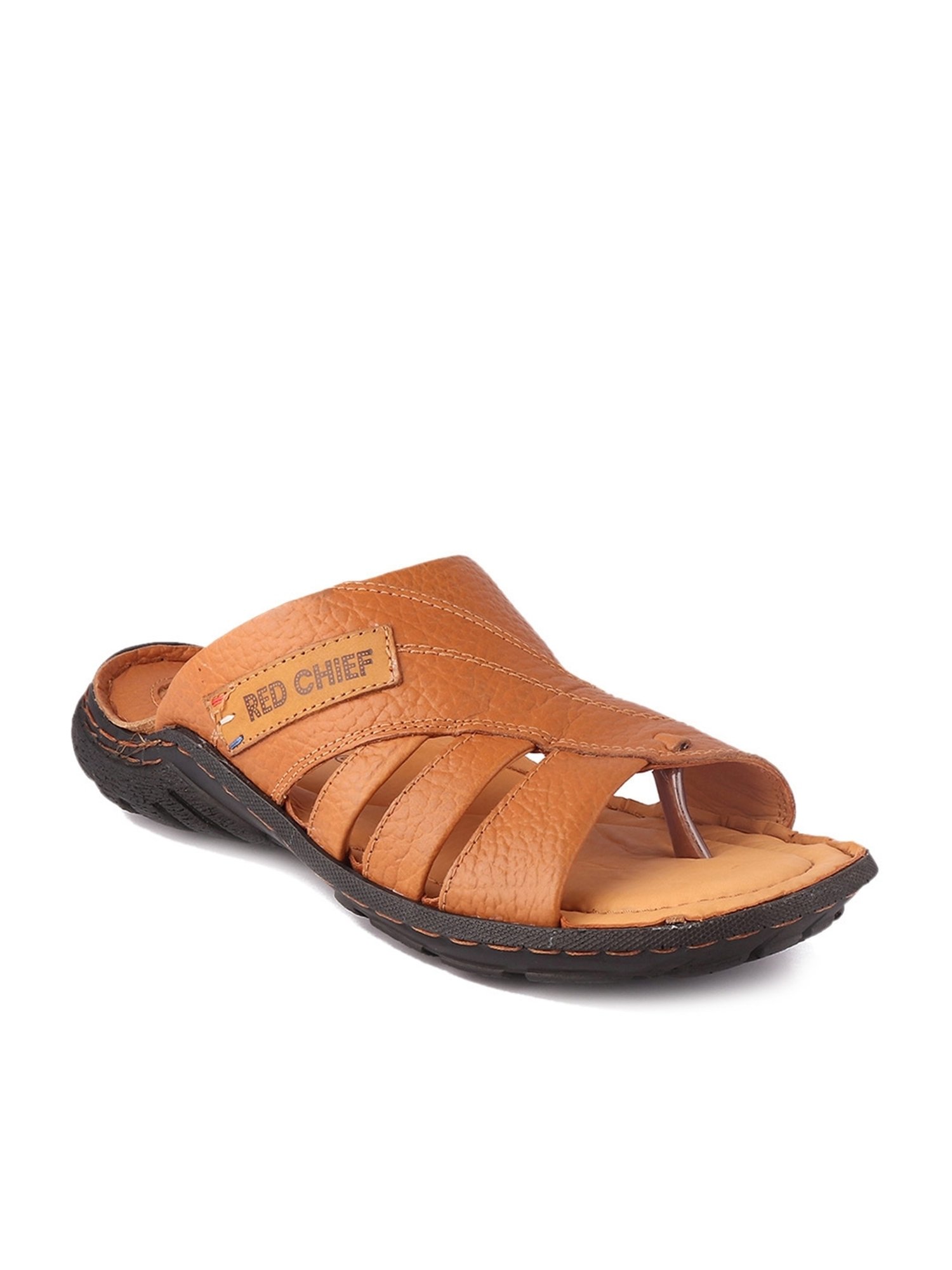 Red Chief Men's Tan Thong Sandals