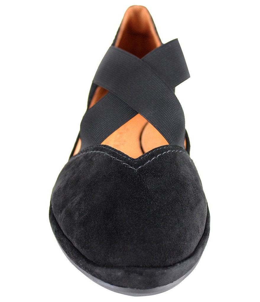 L'Amour Des Pieds Bane Suede Demi Wedge Slip-Ons