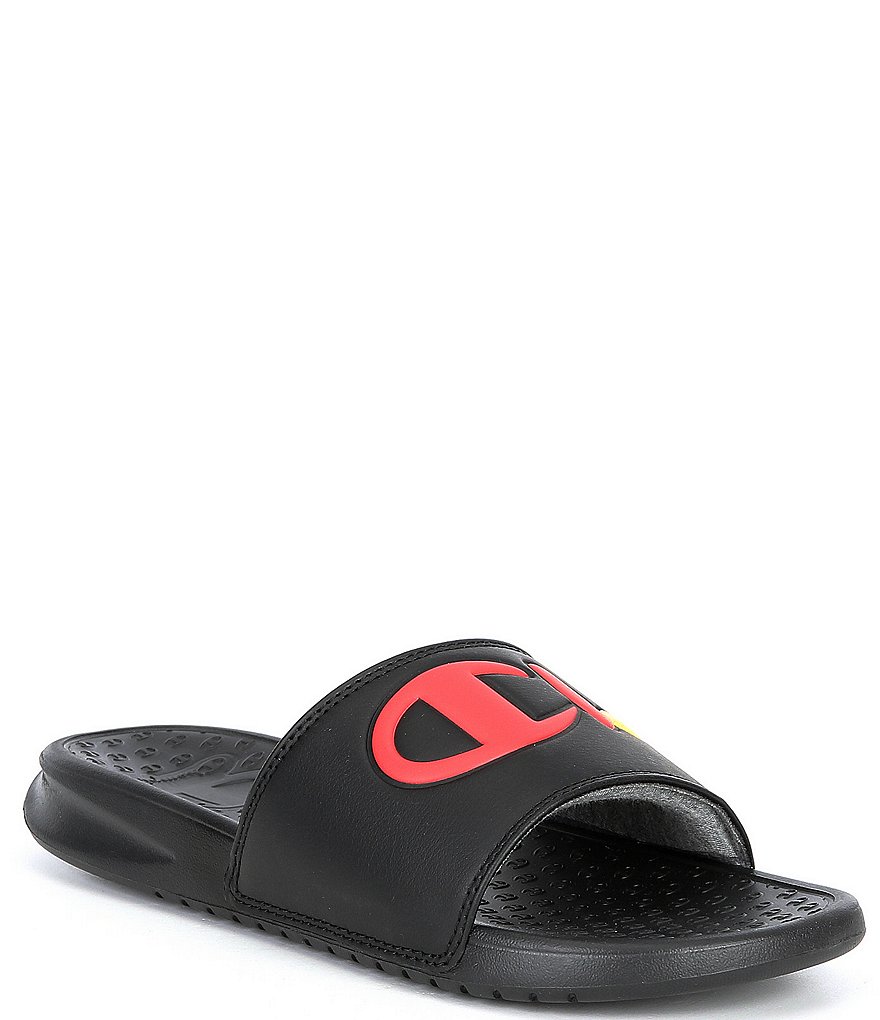 Champion Women's Split Script Rainbow Super Slides