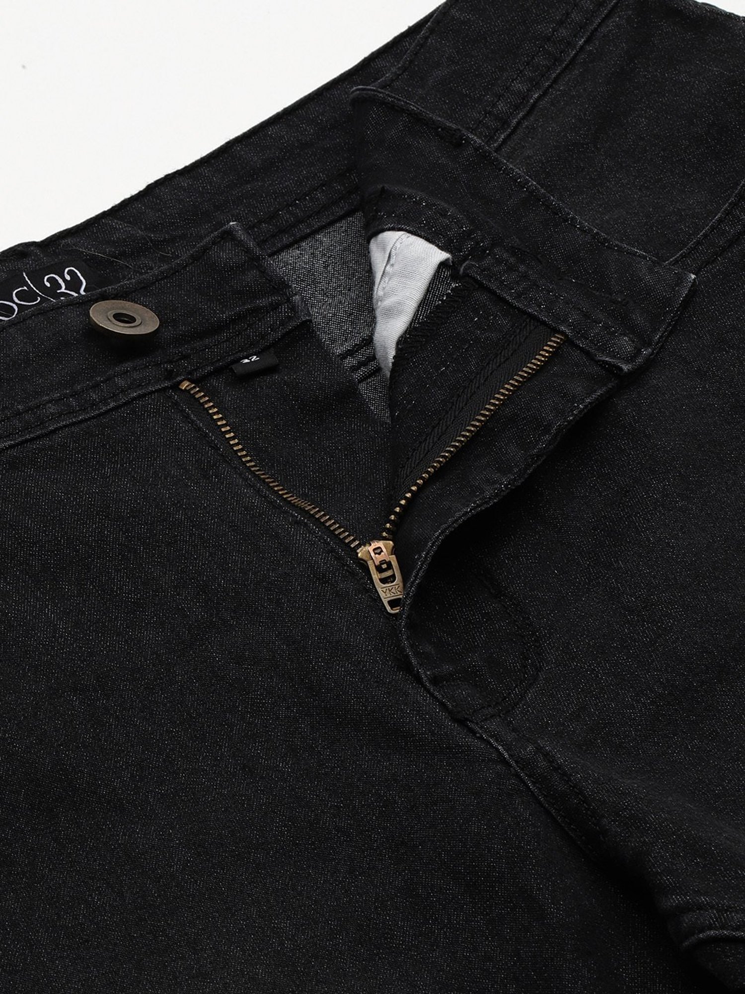 IVOC Black Lightly Washed Boot Cut Jeans