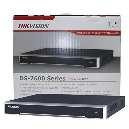 hikvision h.265 8channel poe 4k network video recorder nvr, embedded plug & play  ds7608nik2/8p