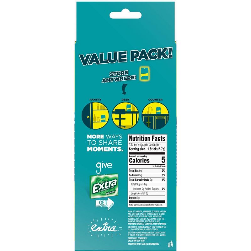 Extra Polar Ice Sugar-Free Gum Value Pack - 120ct