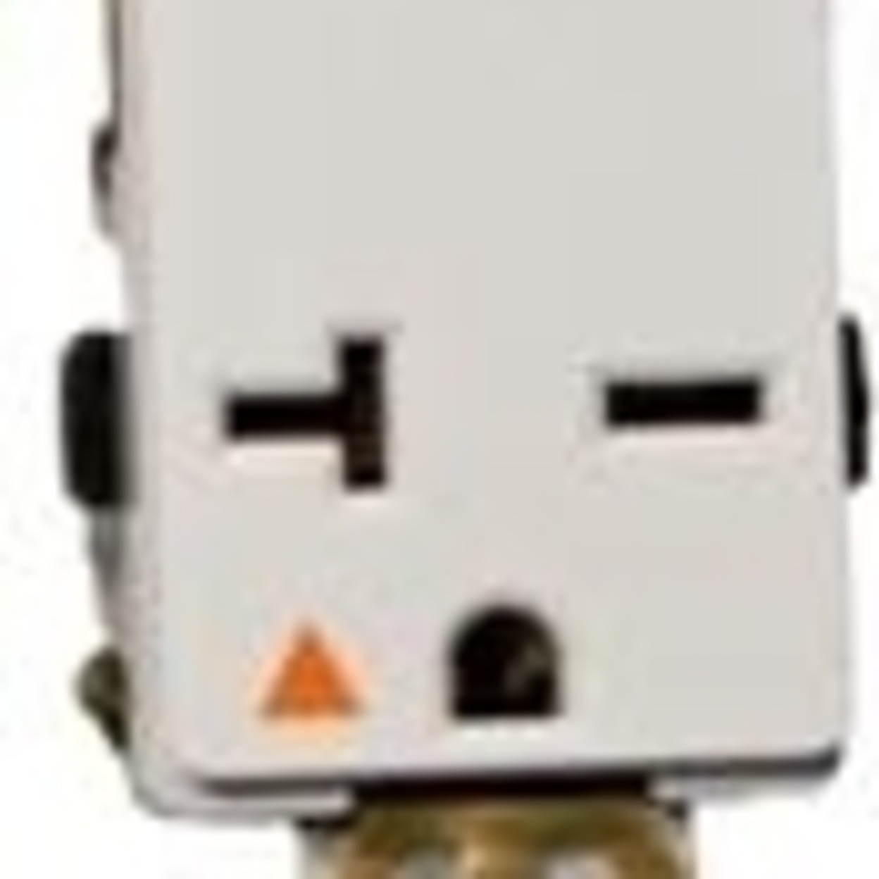 Morris Products 81926 Decorator Isolated Ground Duplex Receptacle White 20A-250V