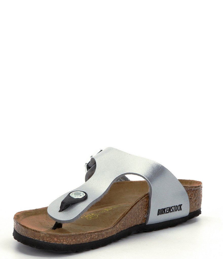 Birkenstock Girls' Gizeh Slide On Thong Style Buckle Sandals (Toddler)