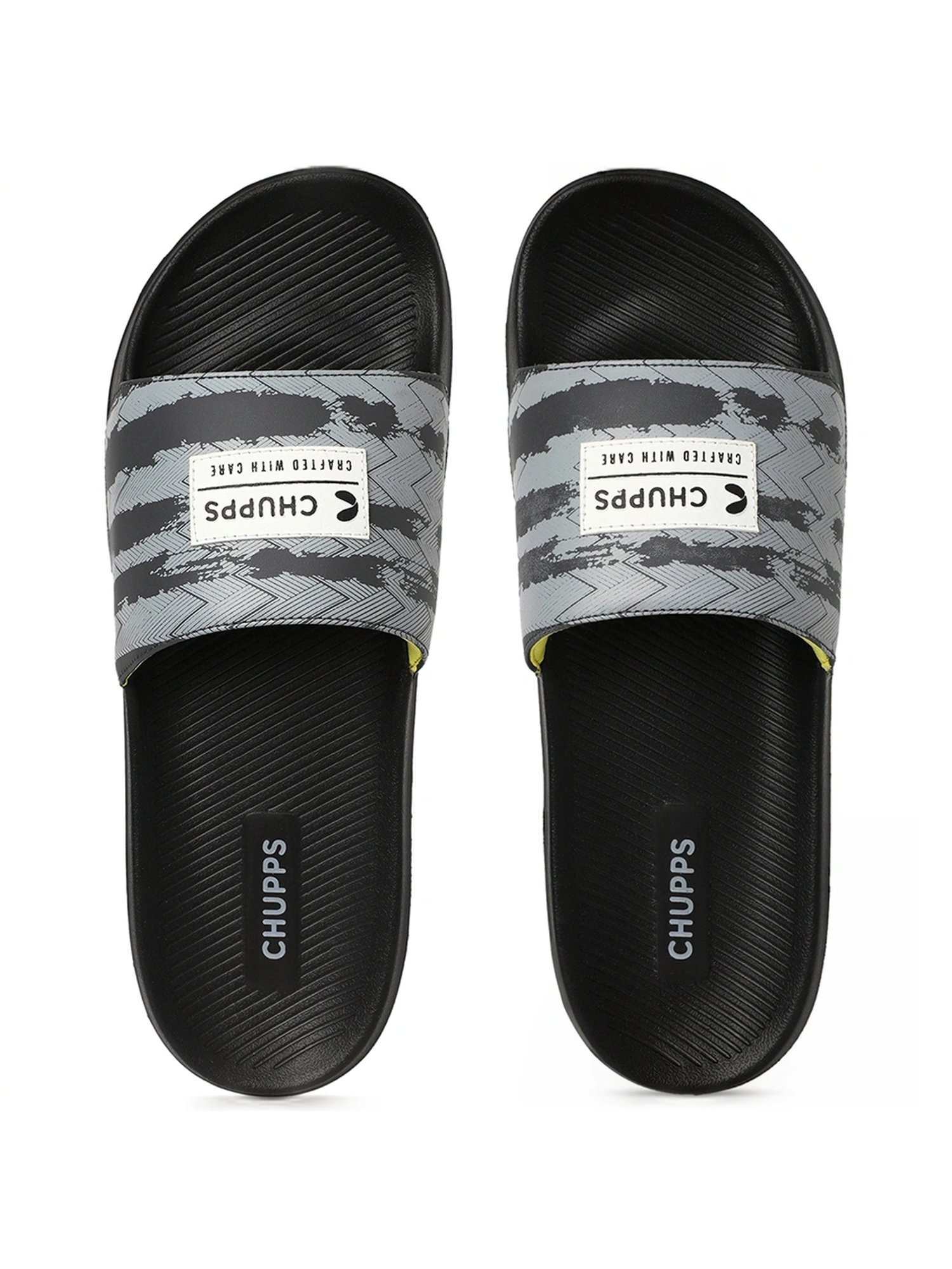 Chupps Men's Traction AirSoft Grey Slides