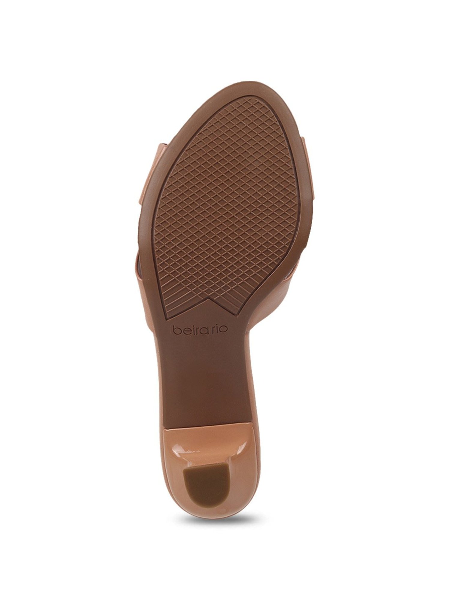 J. Fontini by Mochi Women's Nude Cross Strap Stilettos