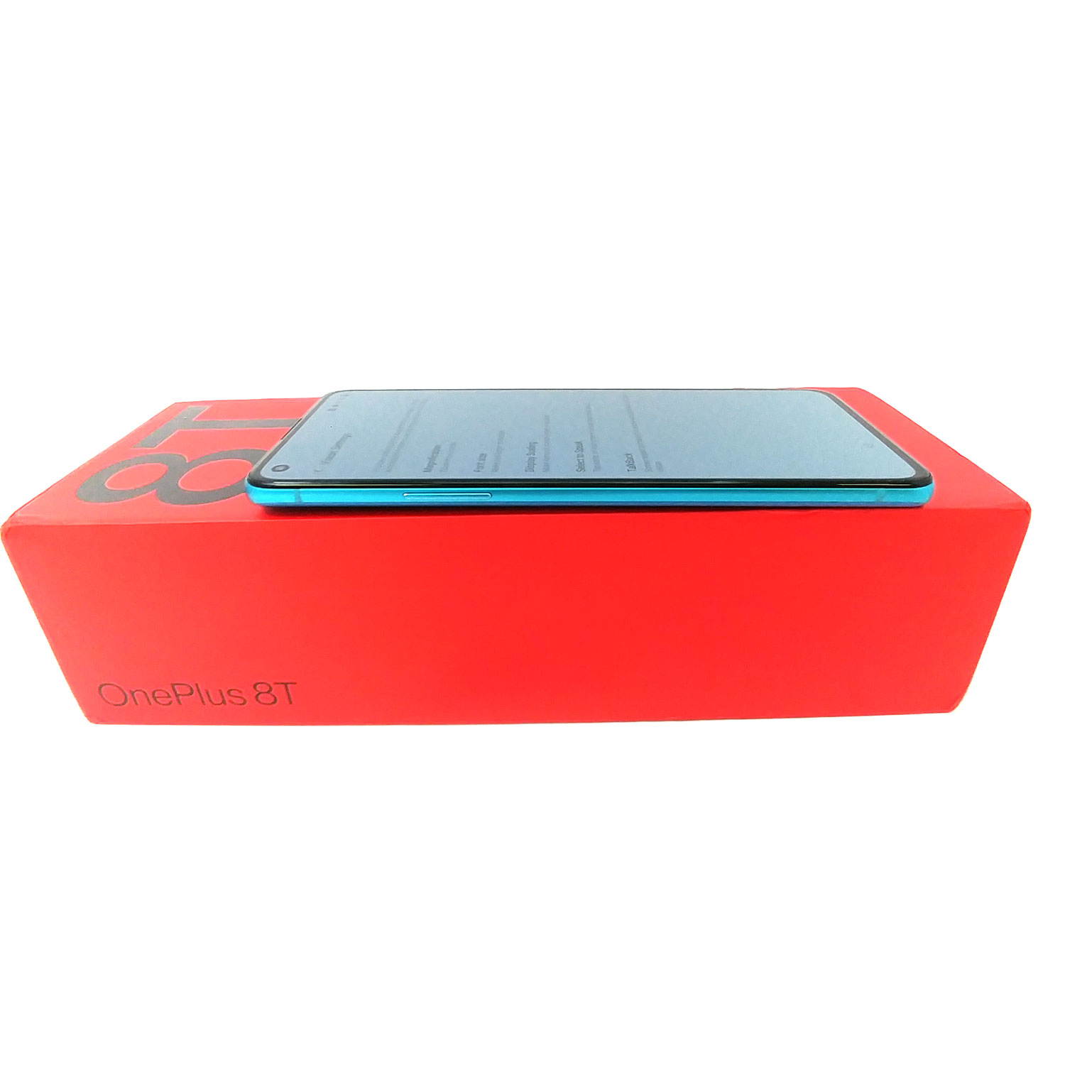 OB OnePlus 8T 5G 128GB Dual SIM KB2001 GSM Factory Unlocked 6.55 in Fluid AMOLED Display 8GB RAM Quad Camera Smartphone - Aquamarine Green