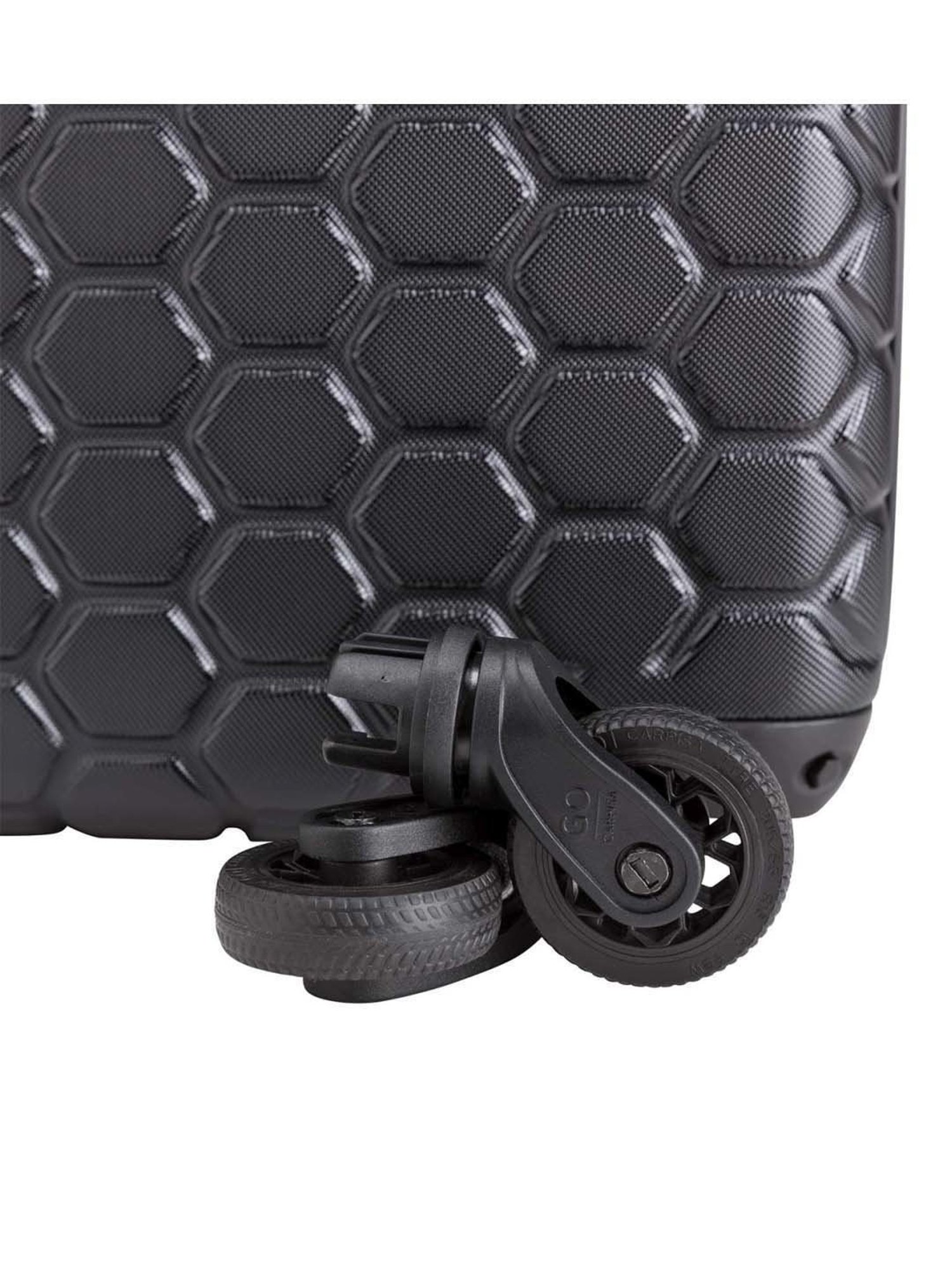 Carpisa Black RIGID GOTECH GREEN Collection Small Checked Luggage