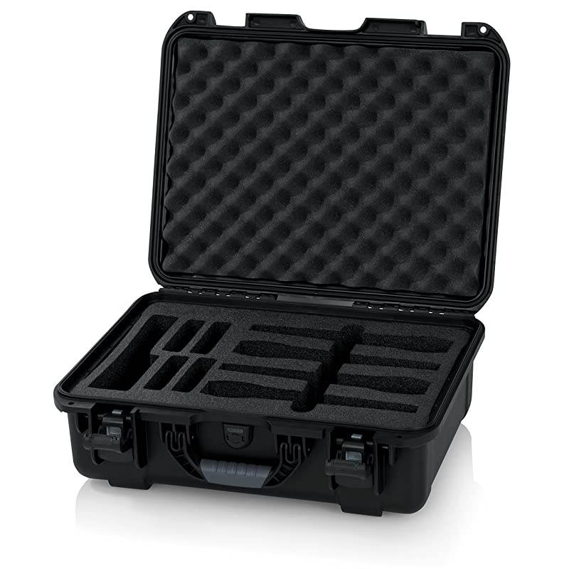 Cases Titan Series Water Proof Injection Molded Case Fits up to 4 Wireless Microphones (GM-04-WMIC-WP)