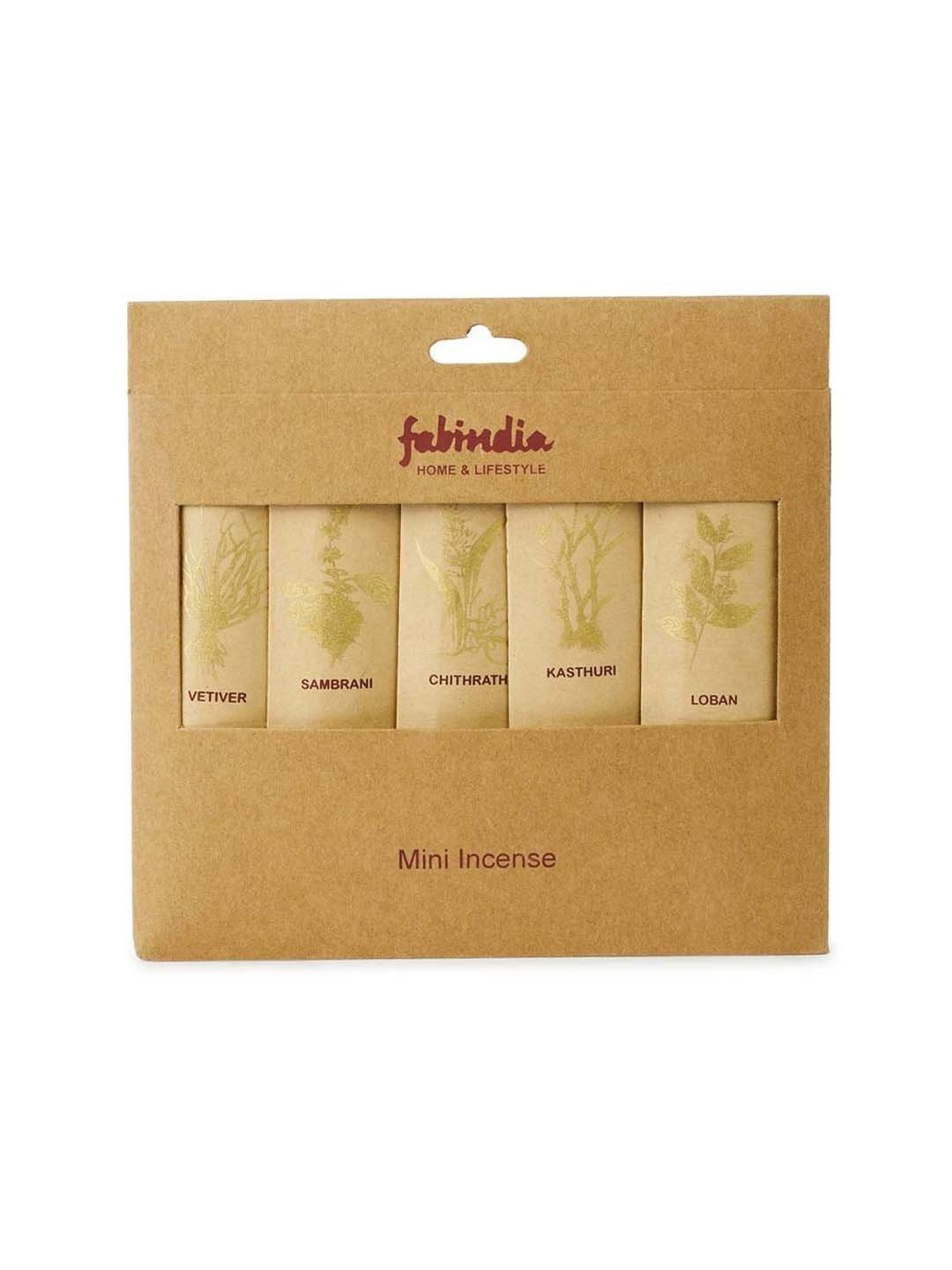 Fabindia Home Standalone Brown Wood Incense Sticks - Set of 50