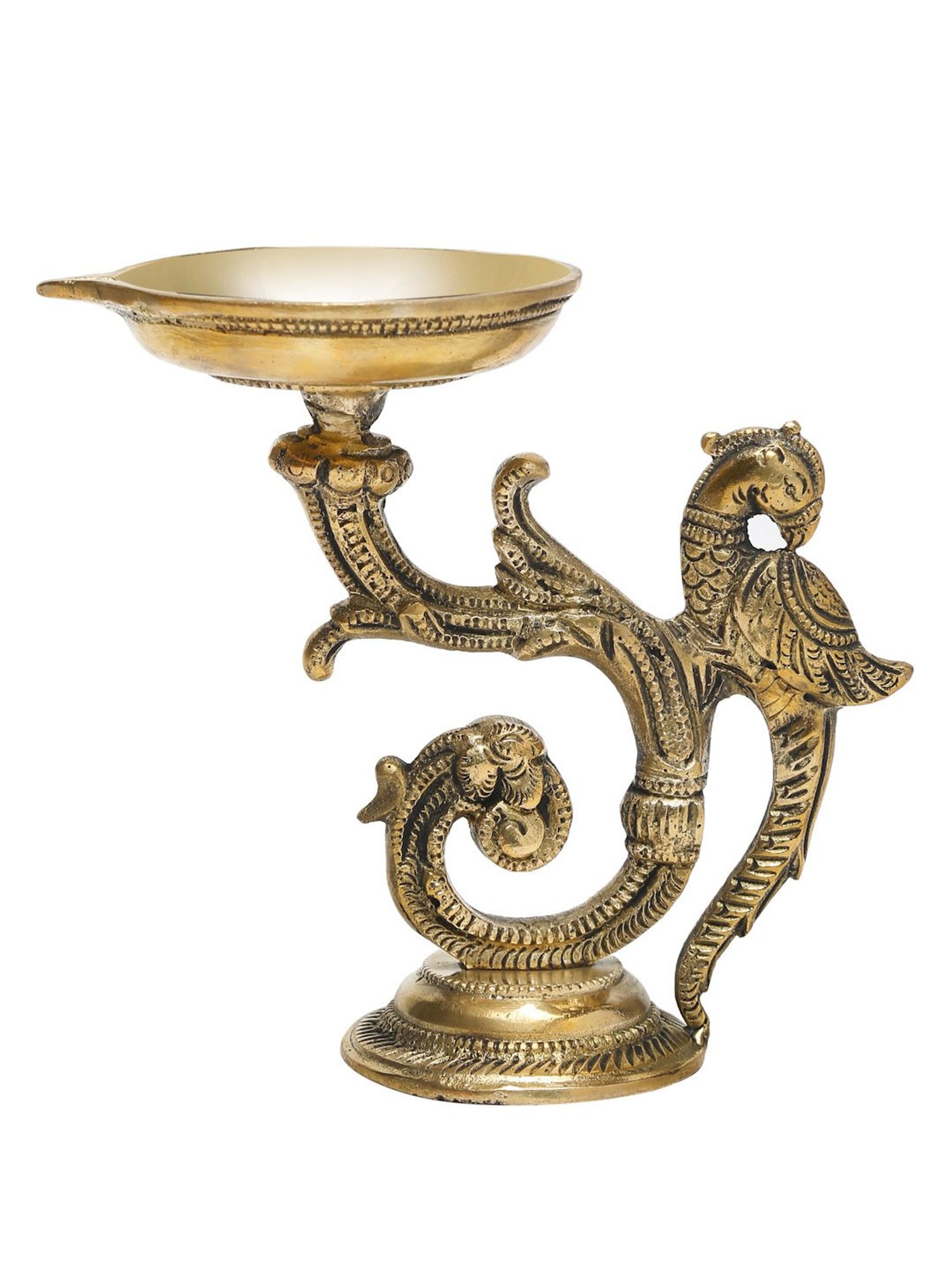 Fabindia Home Mehnoor Bronze Metal Hanging Oil Diya