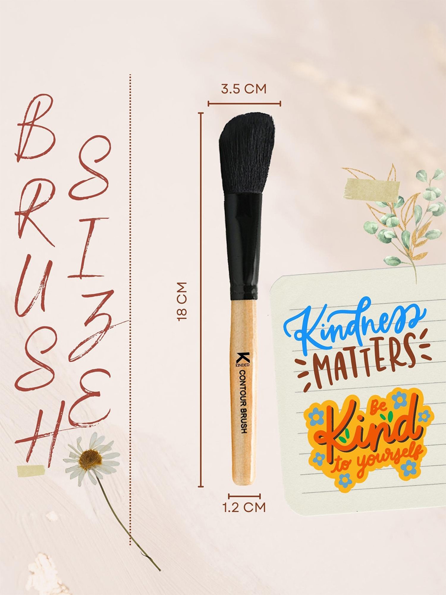 SWISS BEAUTY Highlighting and Lash Brush - Rose Gold