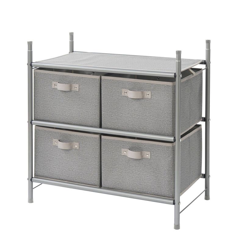 Neatfreak 4 Drawer Stackable Storage Organizer Gray