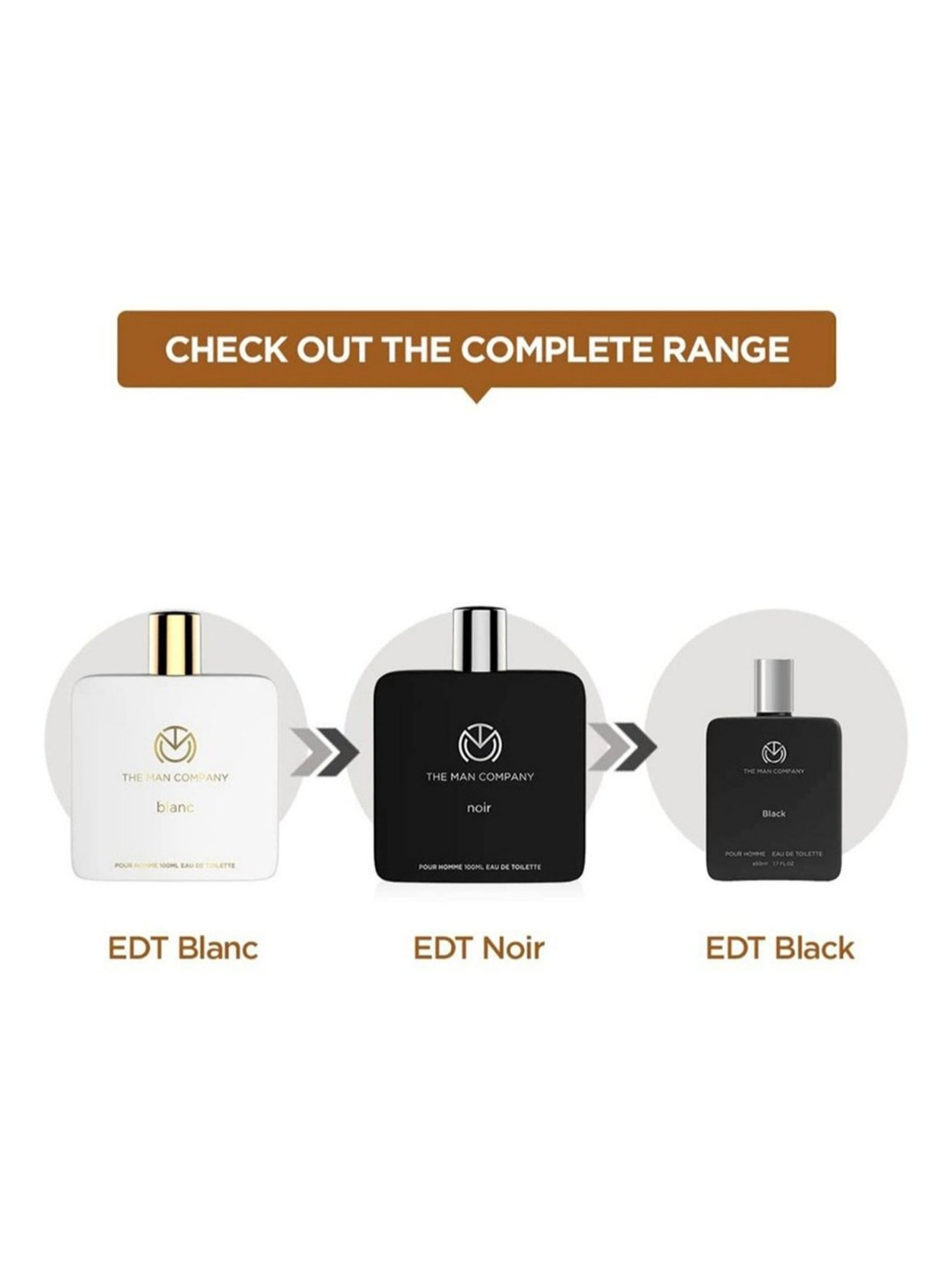 THE MAN COMPANY Black & Noir Pour Homme Eau de Toilette Set for Men & Women