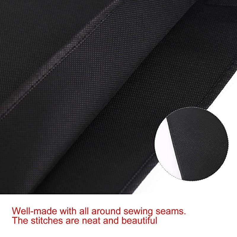 Smooth Nonwoven Monitor Dust Cover for 27 28 29 LED LCD Screens Flat Panel HD Display Size 28W x 18H x 4D Black