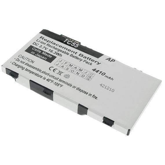 Replacement Battery for Motorola / Symbol TC55 Series Scanners.  4410 mAh (Extended Capacity)