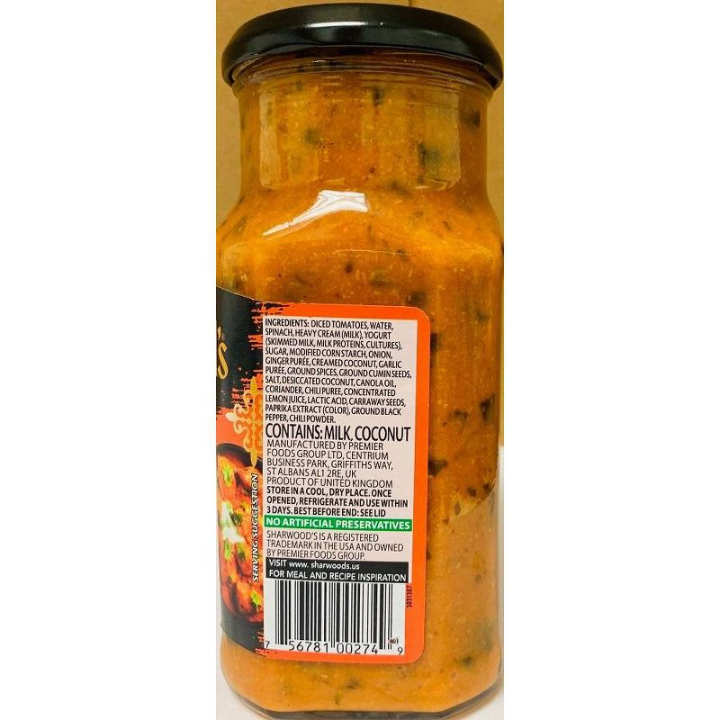 Sharwoods Tikka w/ Spinach - 14.1oz