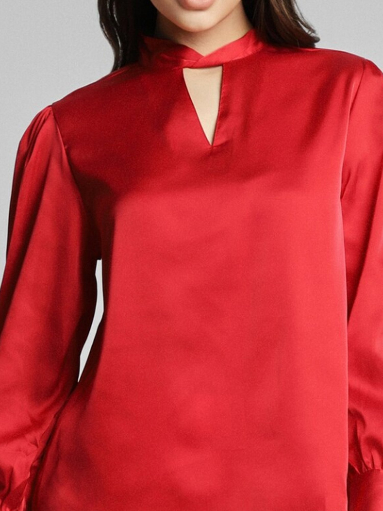 Allen Solly Red Regular Fit Top