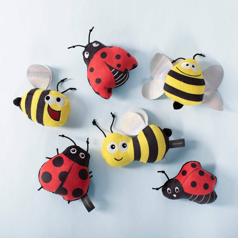 PetShop by Fringe Studio Bumble Bees Set Dog Toys - 3pk