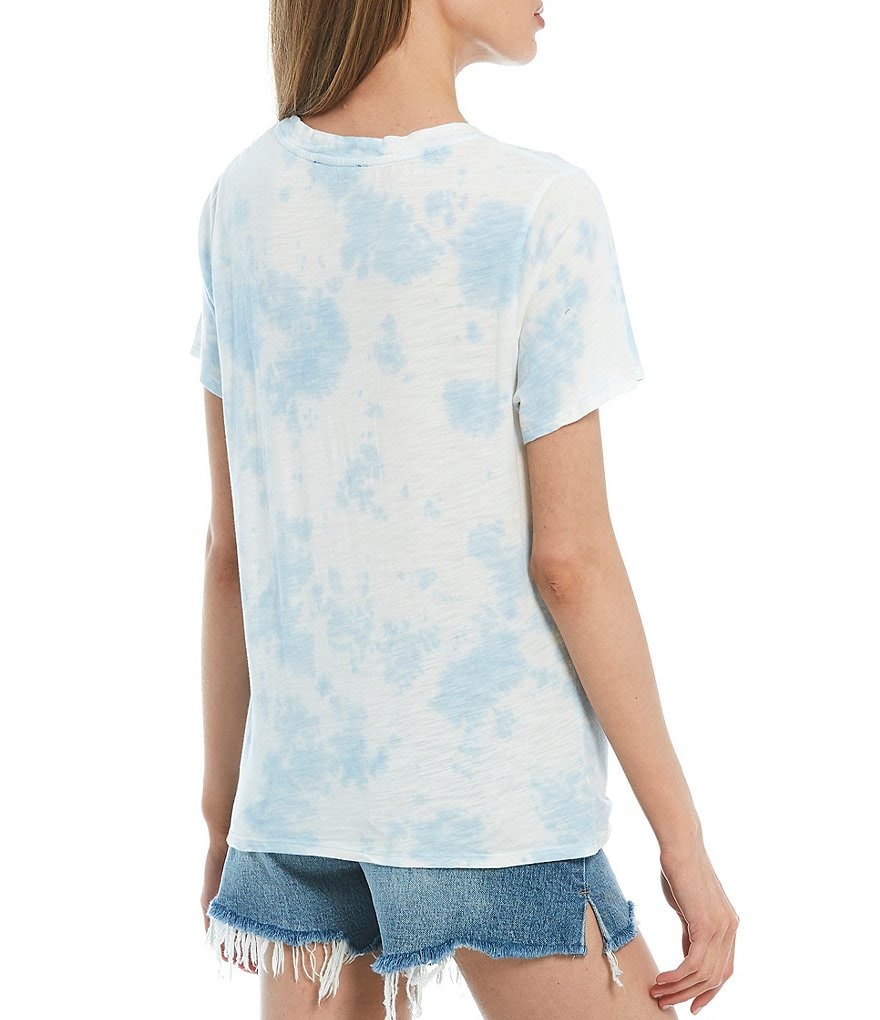 Sanctuary Tie Dye Perfect Knot Crew Neck Short Sleeve Tee
