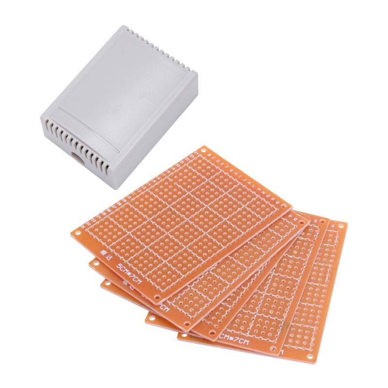 7 Pcs Accessories:2 Pcs DC 12V 200M Remote Switch Transmitter + Receiver & 5 Pcs Copper Single-Sided Circuit Hole Board